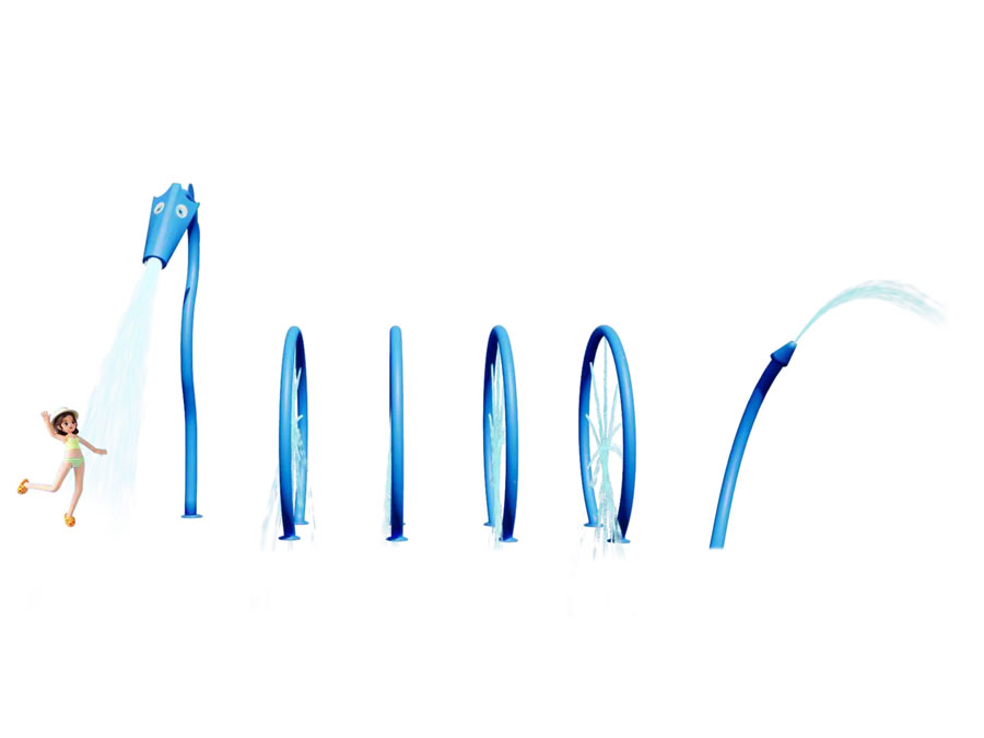 華夏龍戲水小品