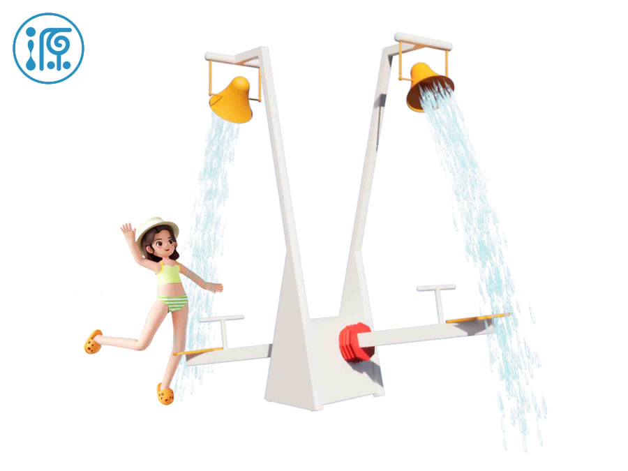 倒水桶蹺蹺板|戲水小品