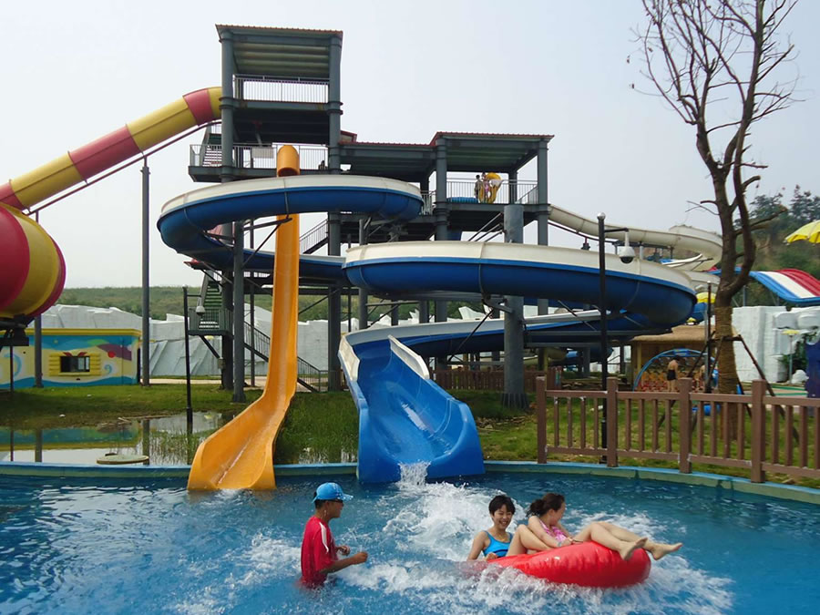 螺旋滑梯|大型水滑梯
