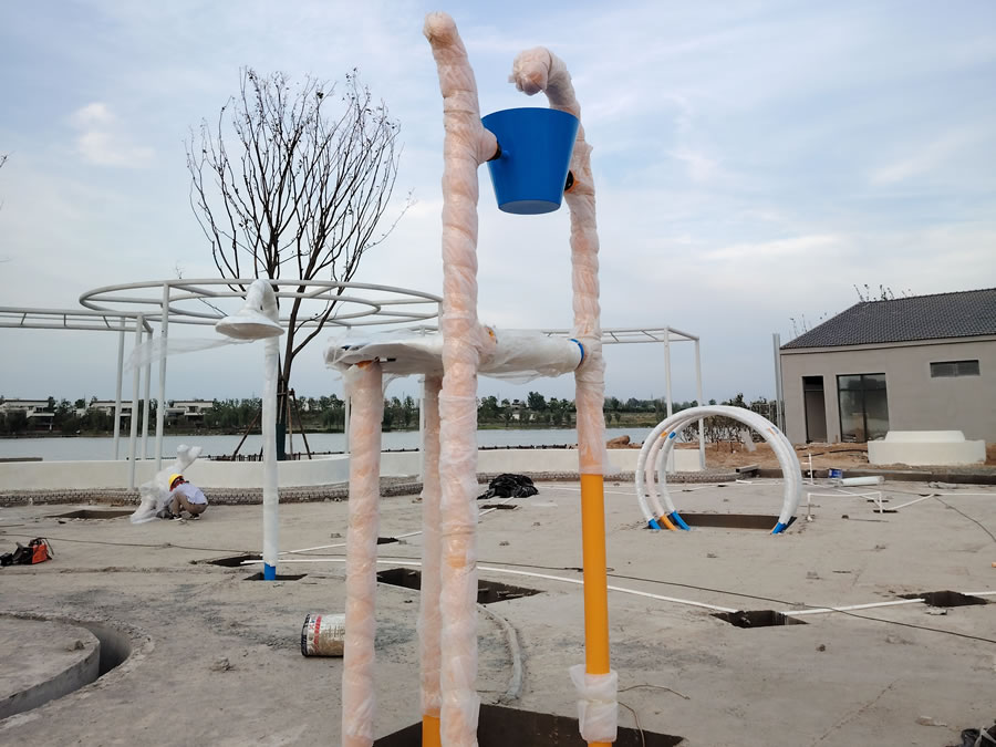 組合倒水桶|戲水小品