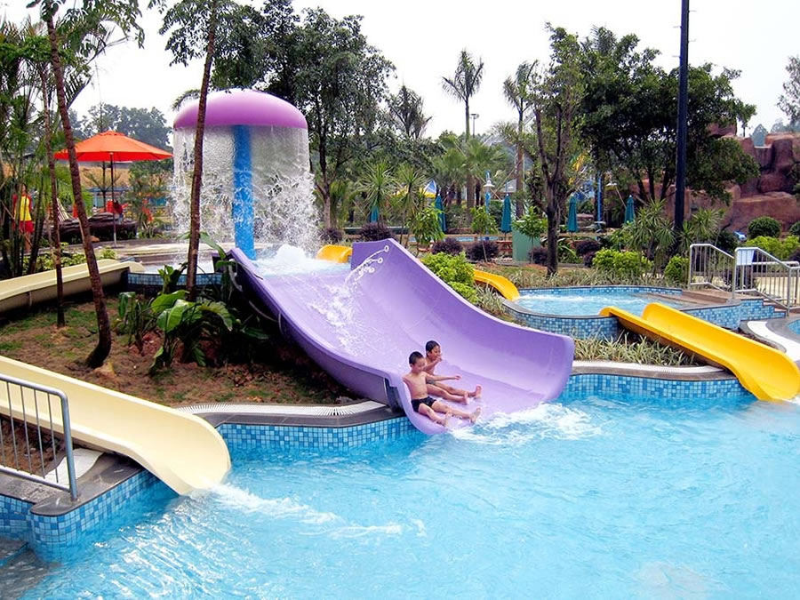 山坡水滑梯|大型滑梯